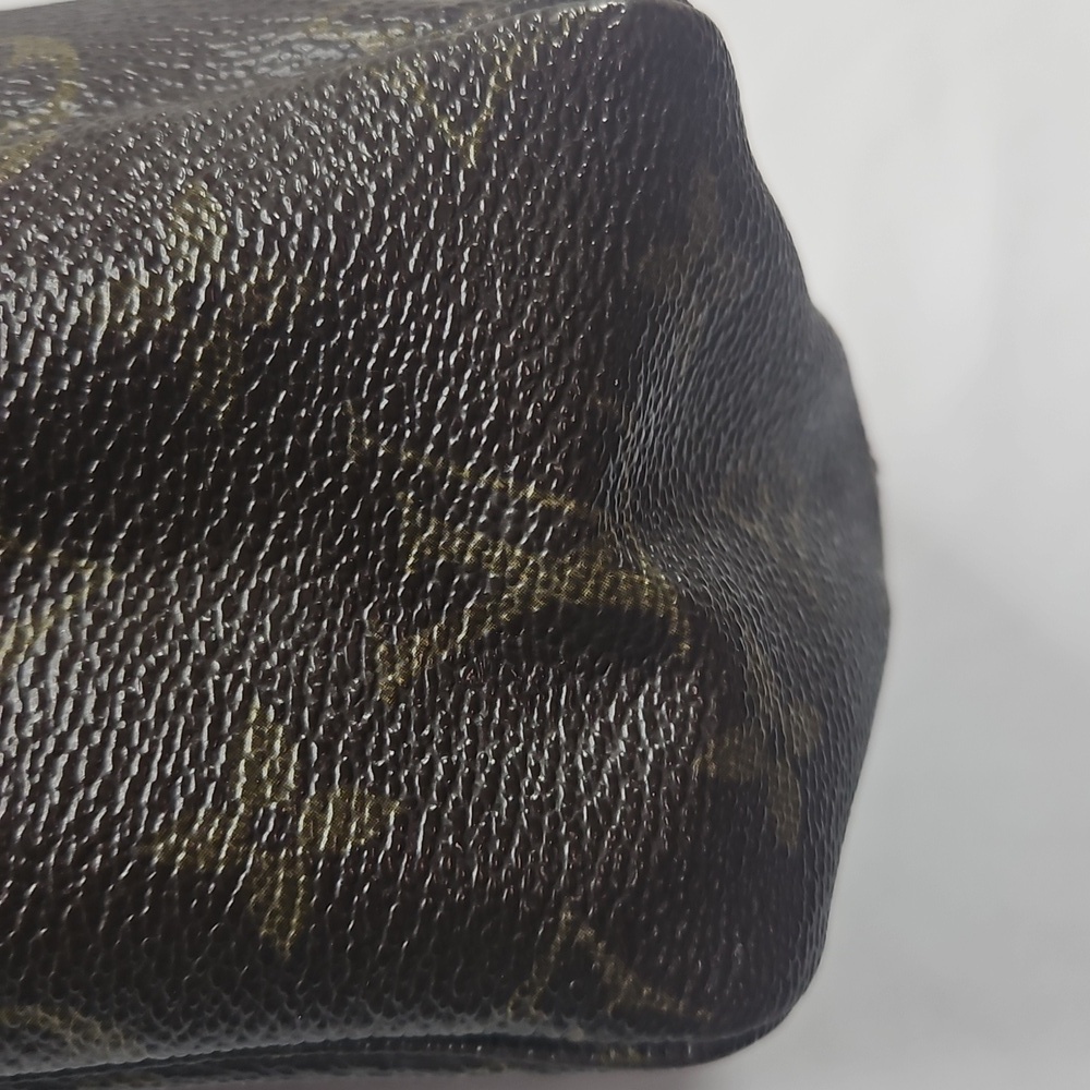 Vintage Louis Vuitton Dark Brown Monogram Toiletry Bag - Picture 6 of 14